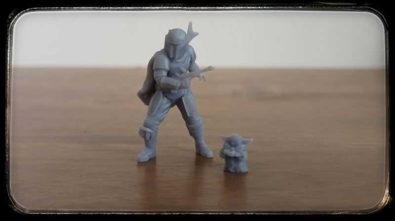 Star Wars Mandalorian and Grogu, 3D print, Skullforge Studios