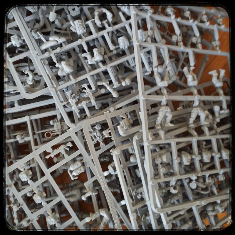 Astra Militarum plastic sprues