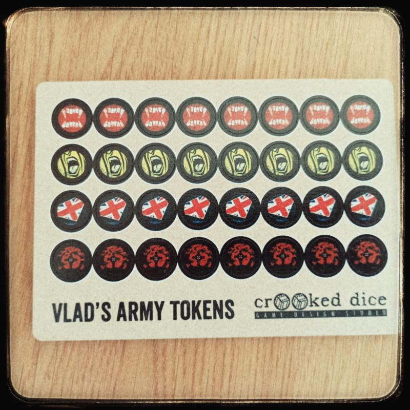 Crooked Dice Vlad's Army Tokens