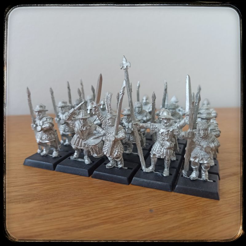 Warhammer Bretonia Men at Arms with Spears